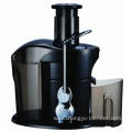 Black household juicer with juice cup